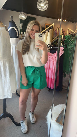 Summer Green Shorts