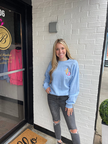 Carolina Blue Blondie Crewneck