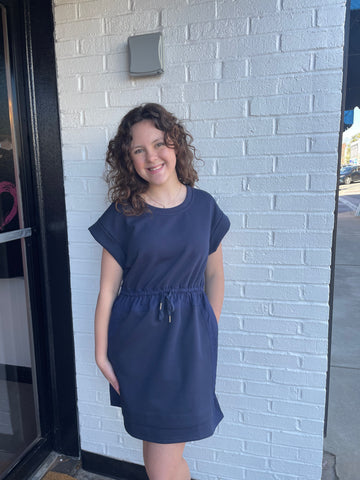 Navy Errands Dress