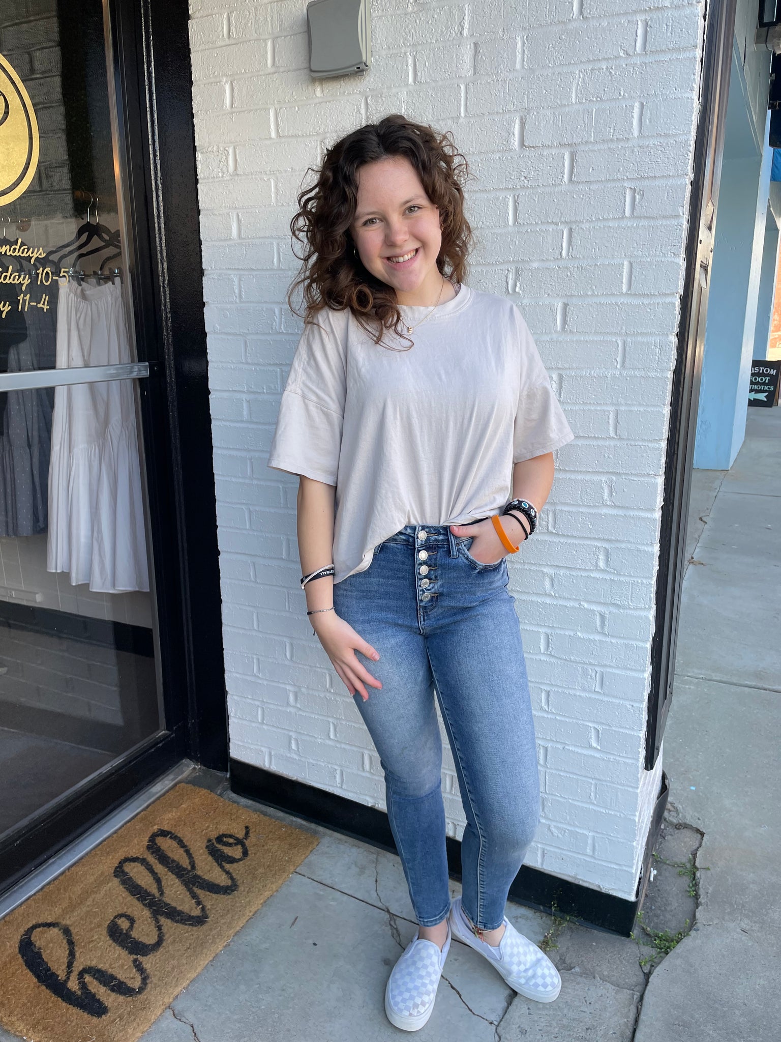 Haylie Skinny Jeans Vervet