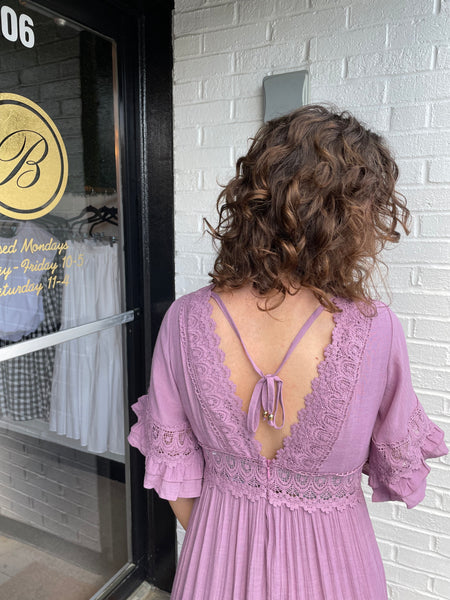 Lace Lavender Maxi