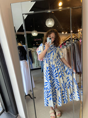 Bright Blue Beach Dress
