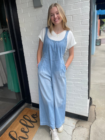 Darling Denim Romper