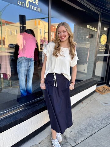 Navy Prep Skirt