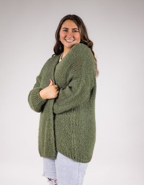 Green Cardigan