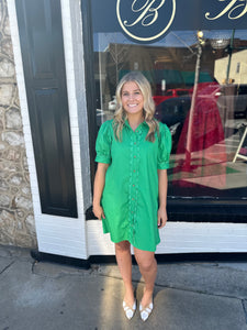 Green Mini Dress