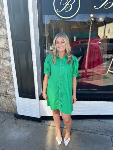 Green Mini Dress