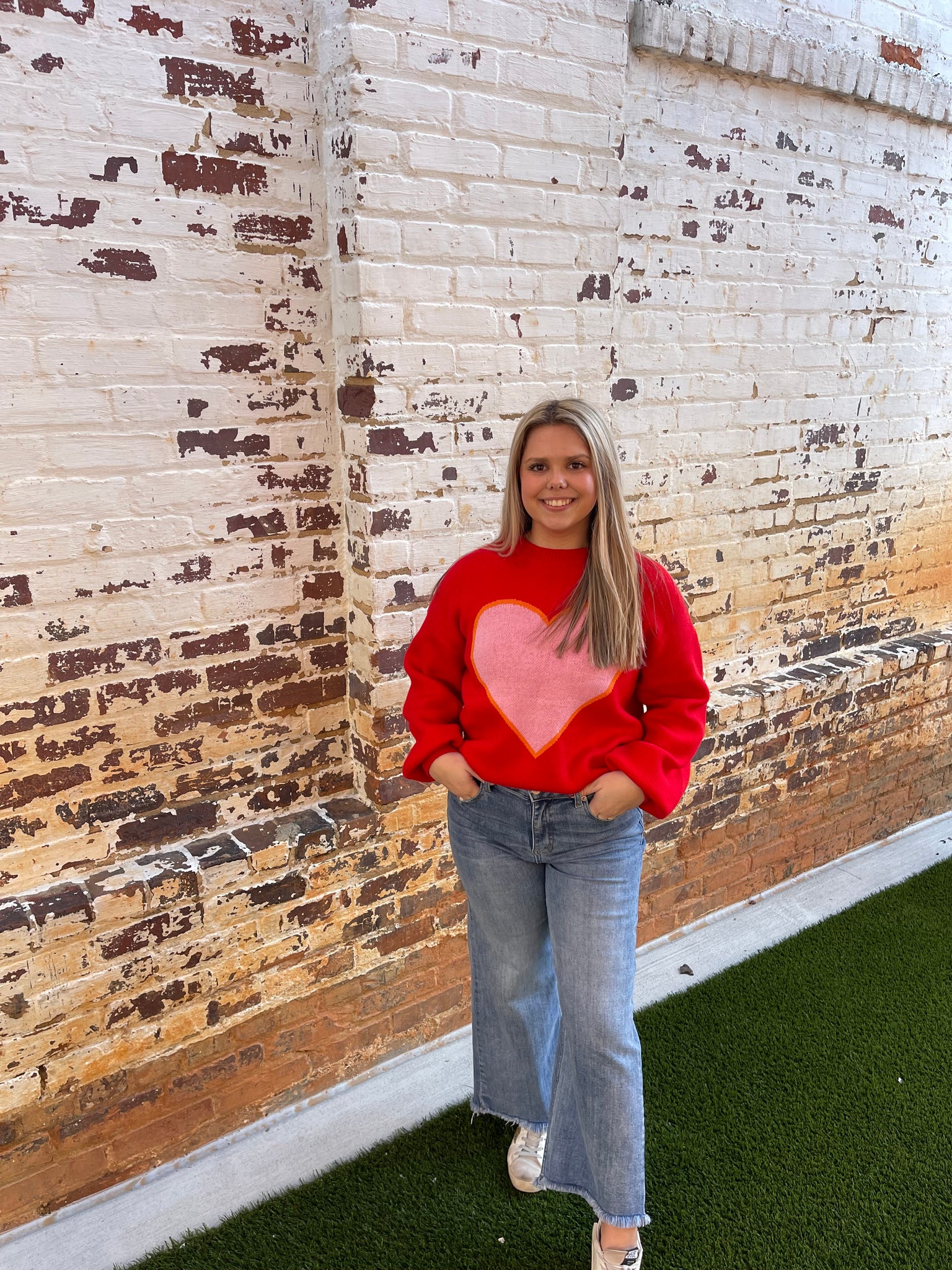 Red Heart Sweater