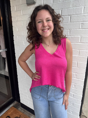 Pink Scoop Tank