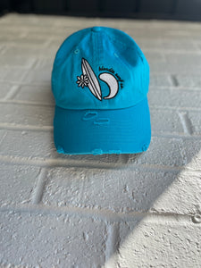 Electric Blue Blondie Surf co Hat