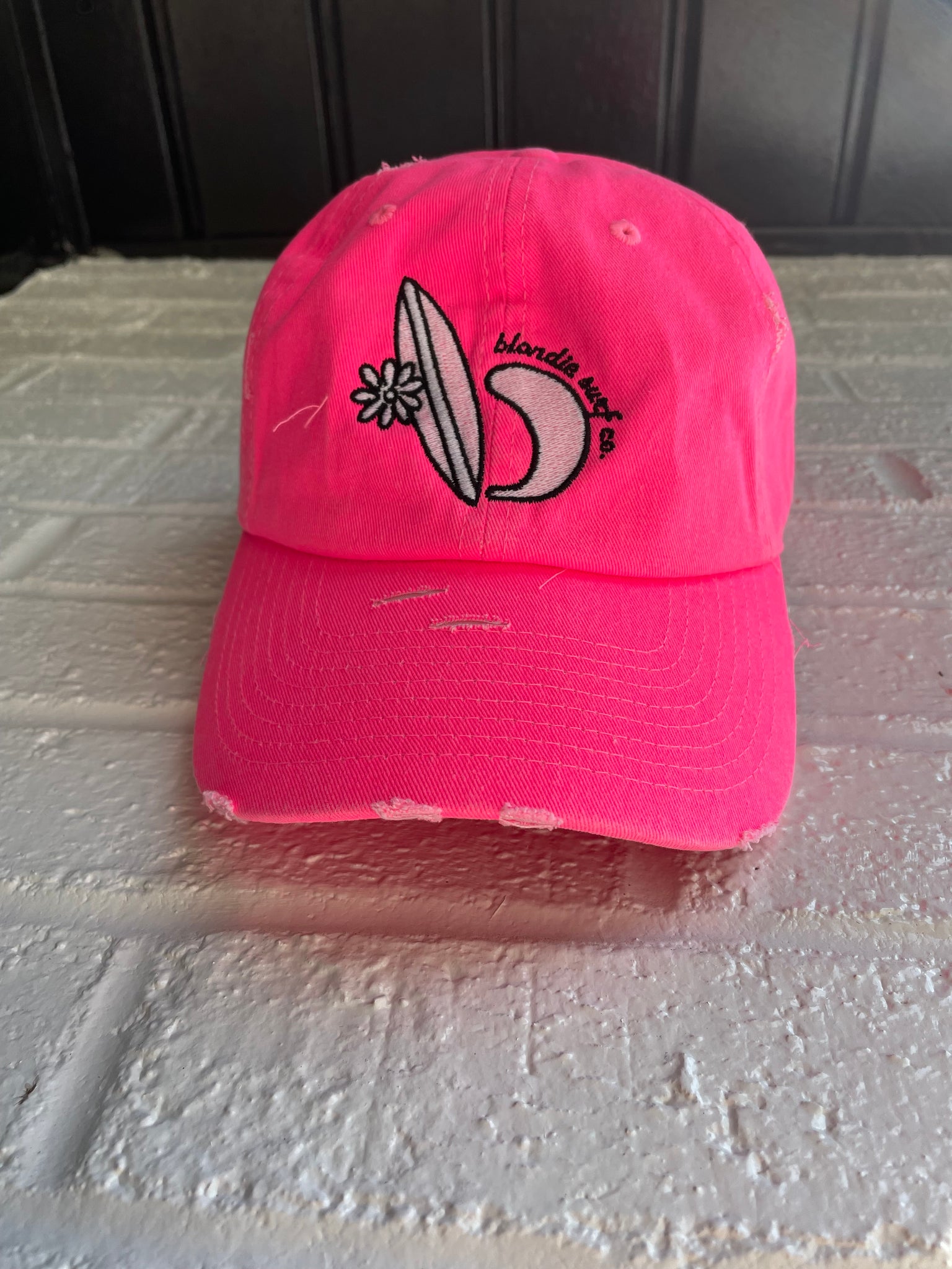 Electric Pink Blondie Surf co Hat